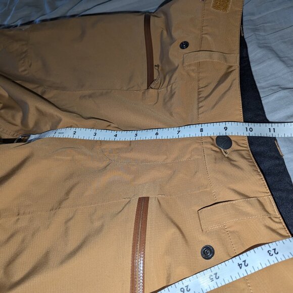 Tan Flylow Fae Insulated Snowboard Ski low rise Snow Pant sz XL 14-16 - Picture 11 of 11